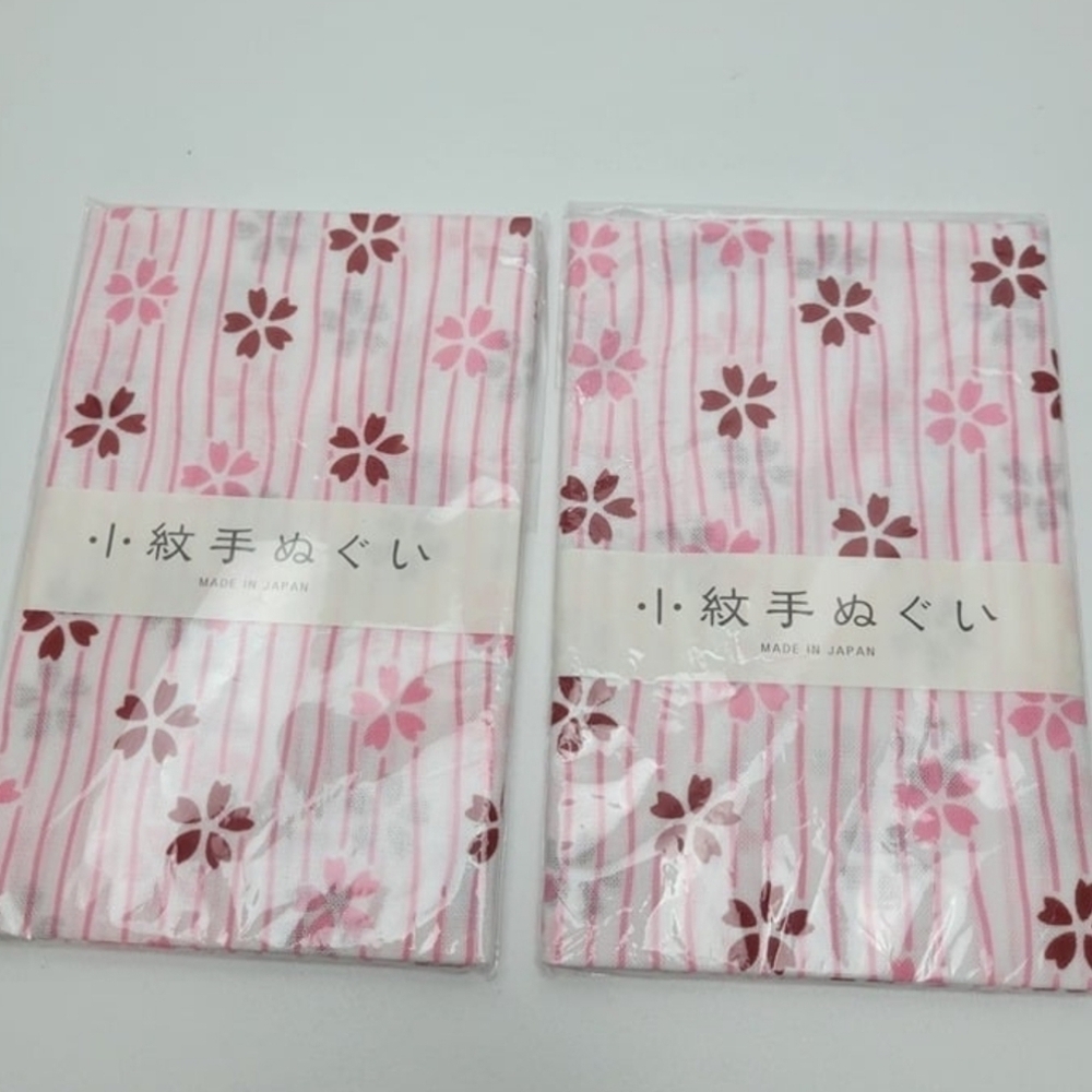 Japanese tenugui Japanese tea towel set